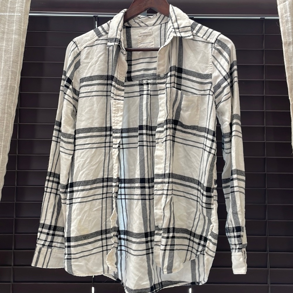 American Eagle boyfriend Amazingly Soft plaid